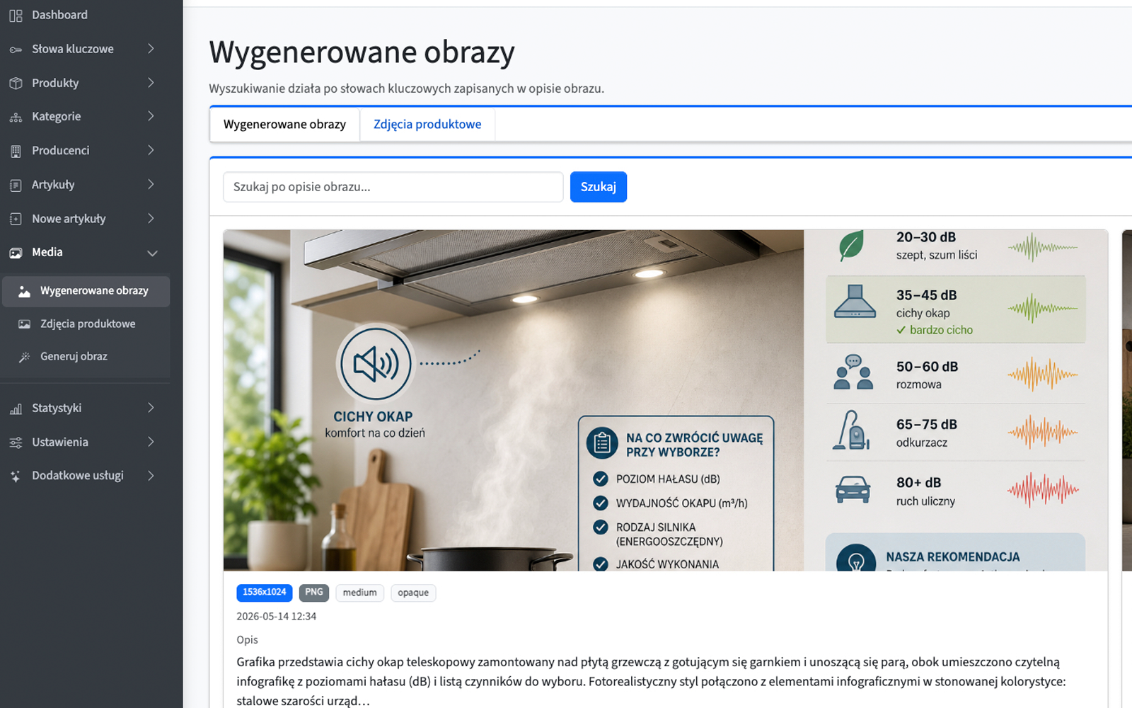 Screen z aplikacji Asystent-SEO